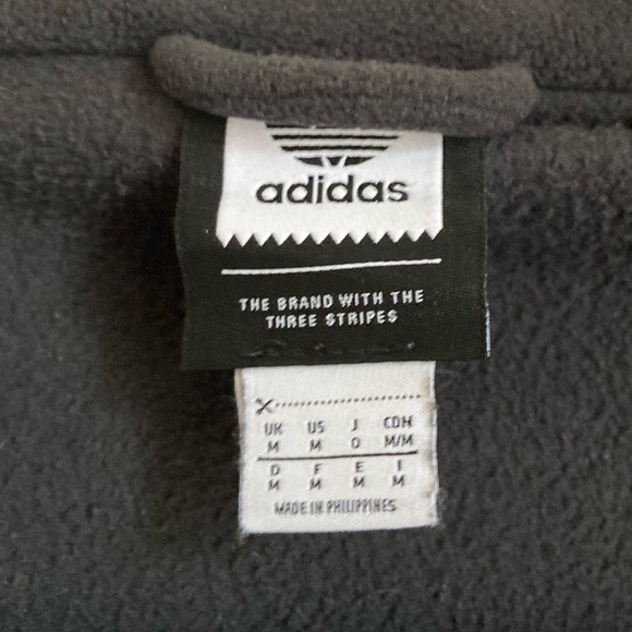 Adidas Three Stripe Full Zip Sweater Medium - Picture 7 of 7